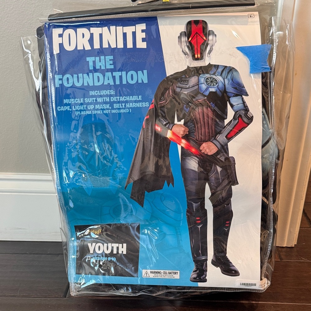 Spirit The Foundation Youth Costume - Red, Blue, and Black
